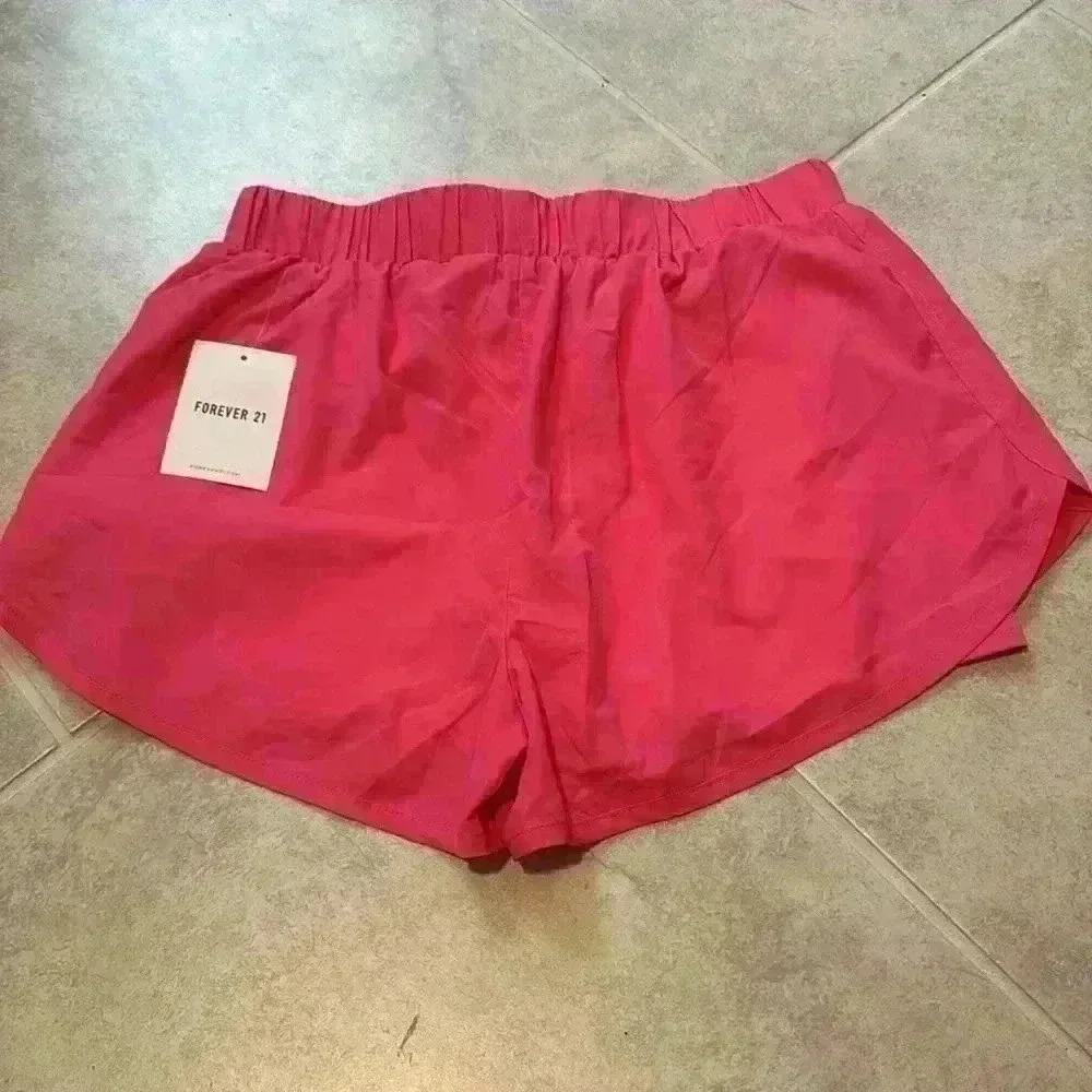 Hot Pink Activewear Shorts - Picture 2 of 3